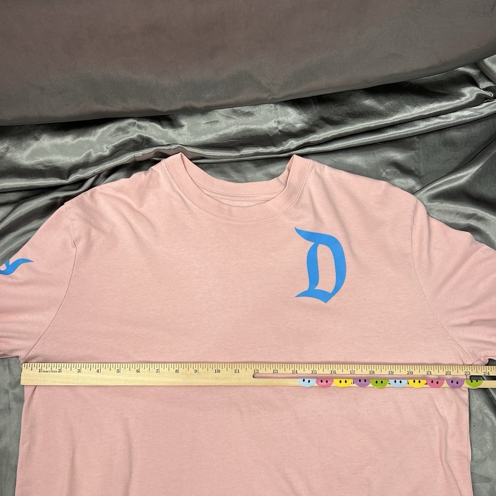 Disney Parks Disneyland Resort + D Logo Long Sleeve Shirt Pink Adult Sz XL Fall - Picture 8 of 8